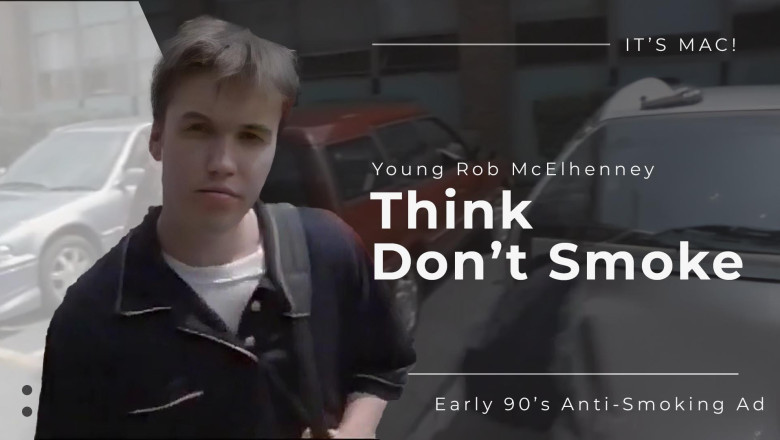 Young Rob McElhenney in Hilariously Intense Anti-Smoking Ad